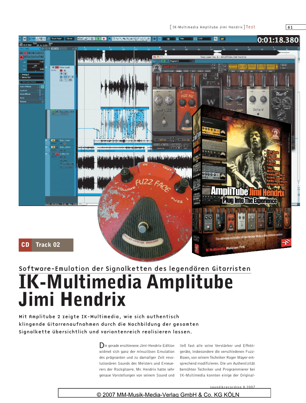 T IK-Multimedia Amplitube Jimi Hendrix