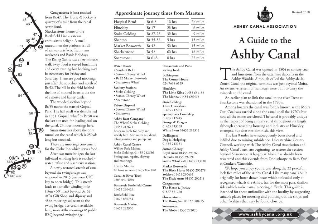 Ashby Canal Guide