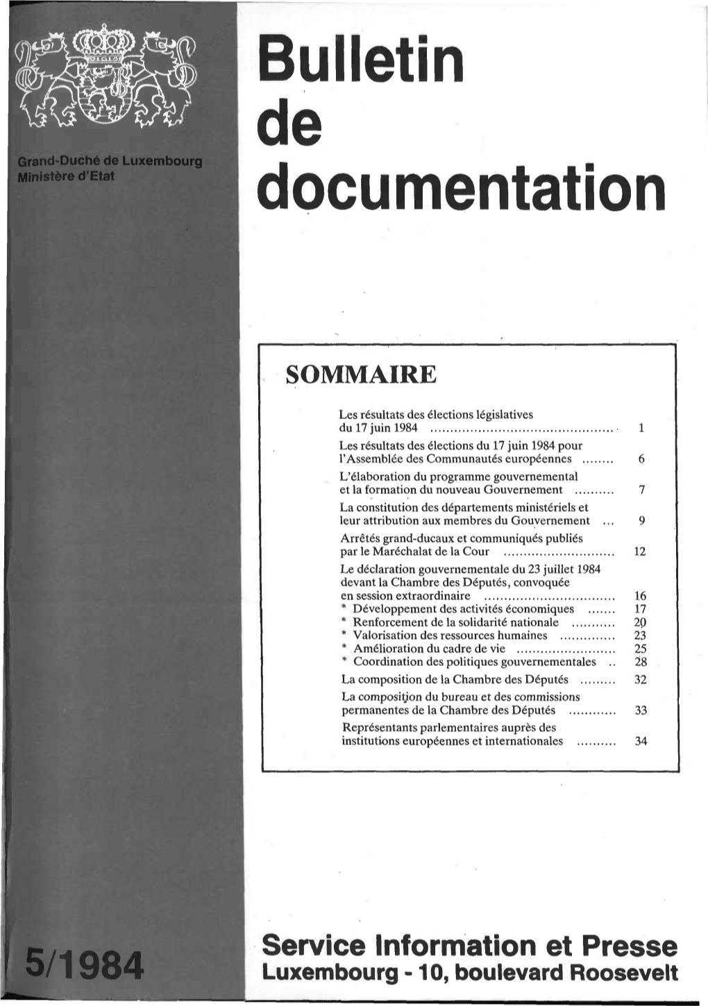 Bulletin Documentation