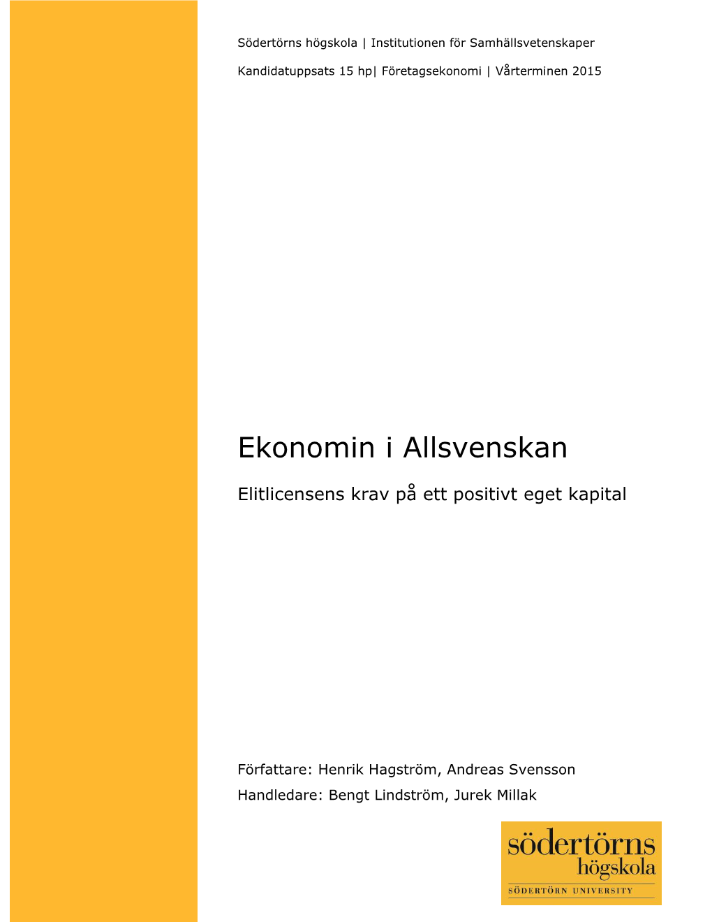 Ekonomin I Allsvenskan