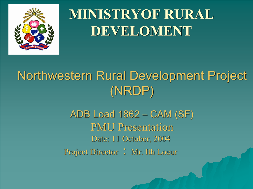 Ministryof Rural Develoment