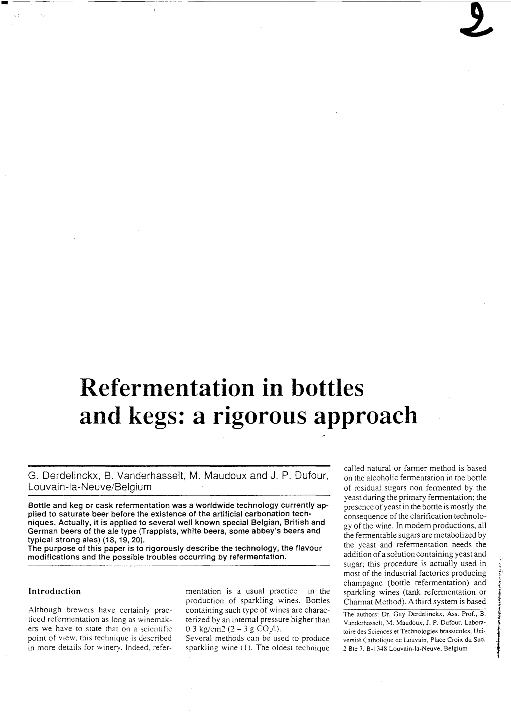 Referinentation in Bottles and Kegs: a Rigorous Approach