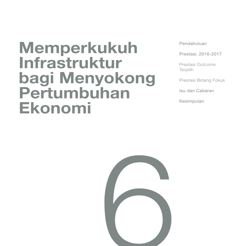 Memperkukuh Infrastruktur Bagi Menyokong Pertumbuhan Ekonomi 6-3