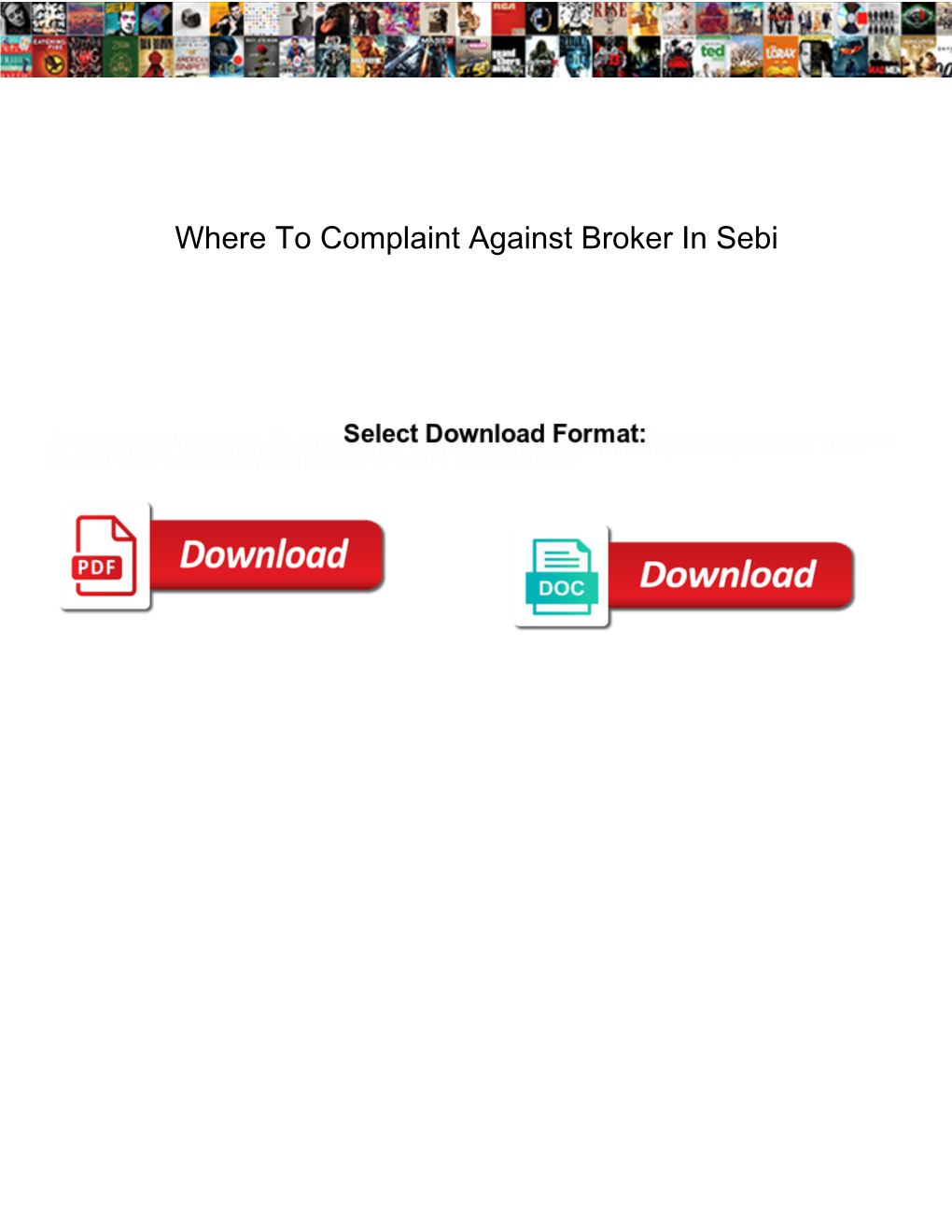 Where to Complaint Against Broker in Sebi Gigabit