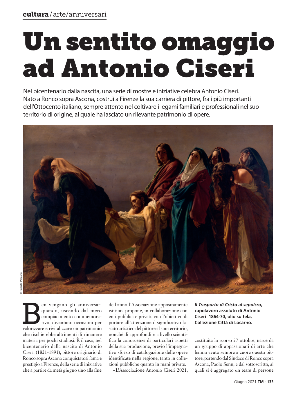 Un Sentito Omaggio Ad Antonio Ciseri Nel Bicentenario Dalla Nascita, Una Serie Di Mostre E Iniziative Celebra Antonio Ciseri