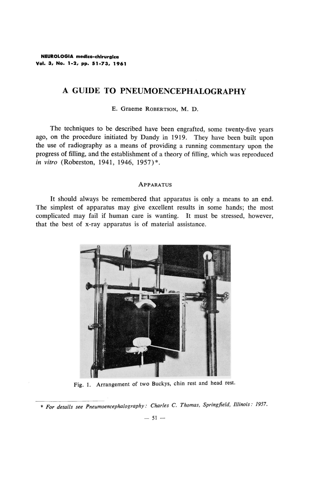 A Guide to Pneumoencephalography