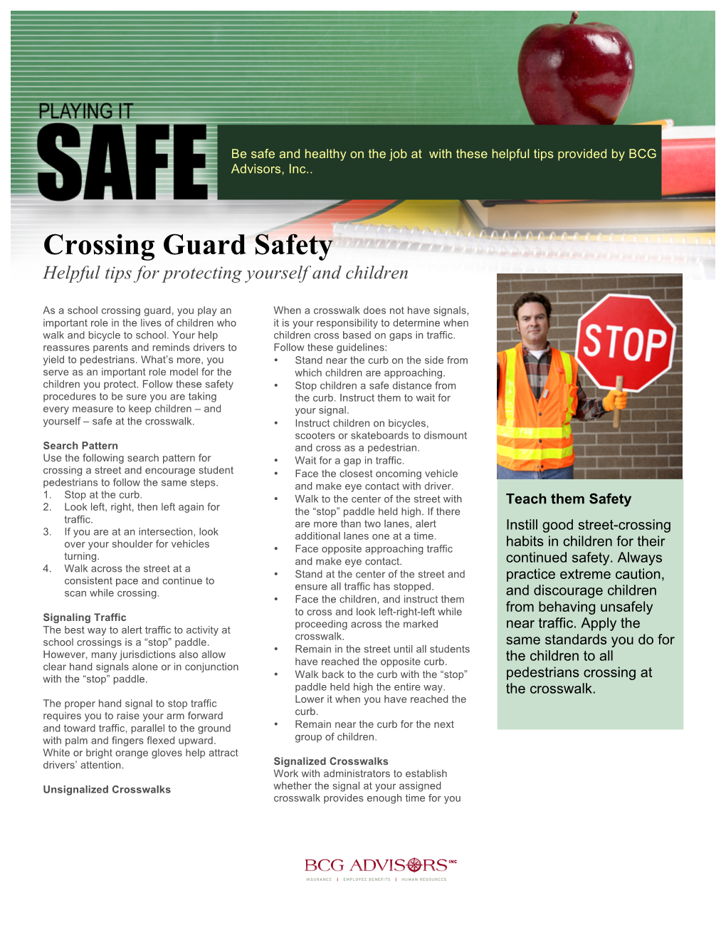 Crossing Guard Safety Helpful Tips for Protecting Yourself and Children