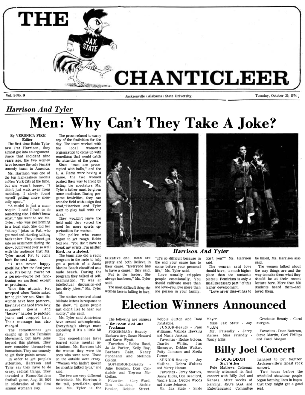 Men: Why Can't They Take a Joke? by VERONICA PIKE the Press Refused to Carry Editor Any of the Festivities for the the First Time Robin Tyler Day