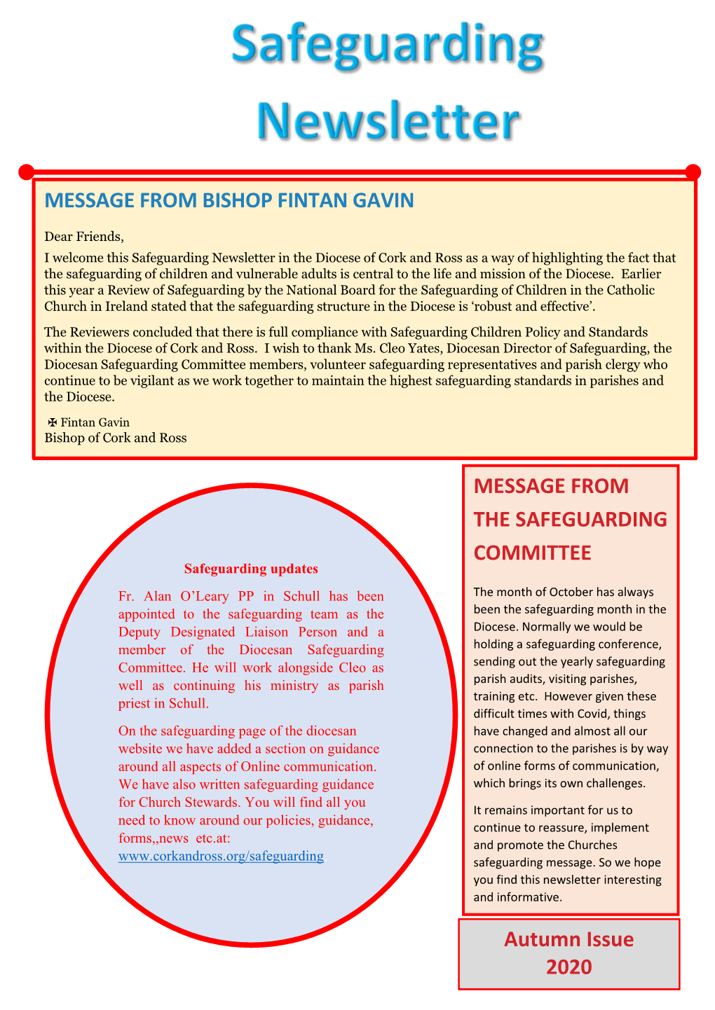 New Safeguarding Newsletter