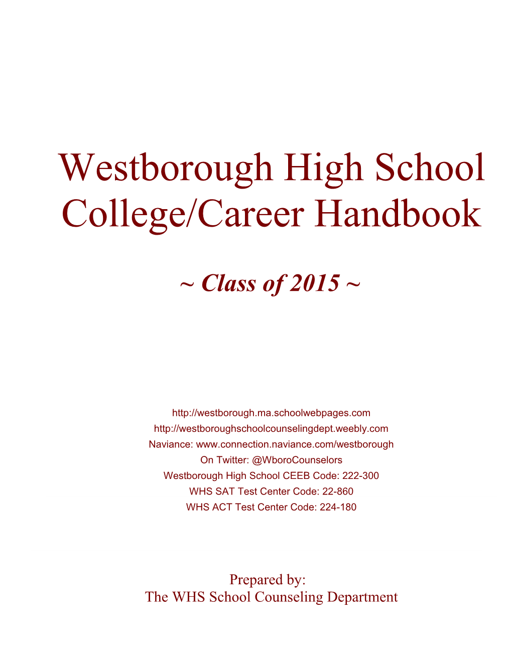 Westborough High School