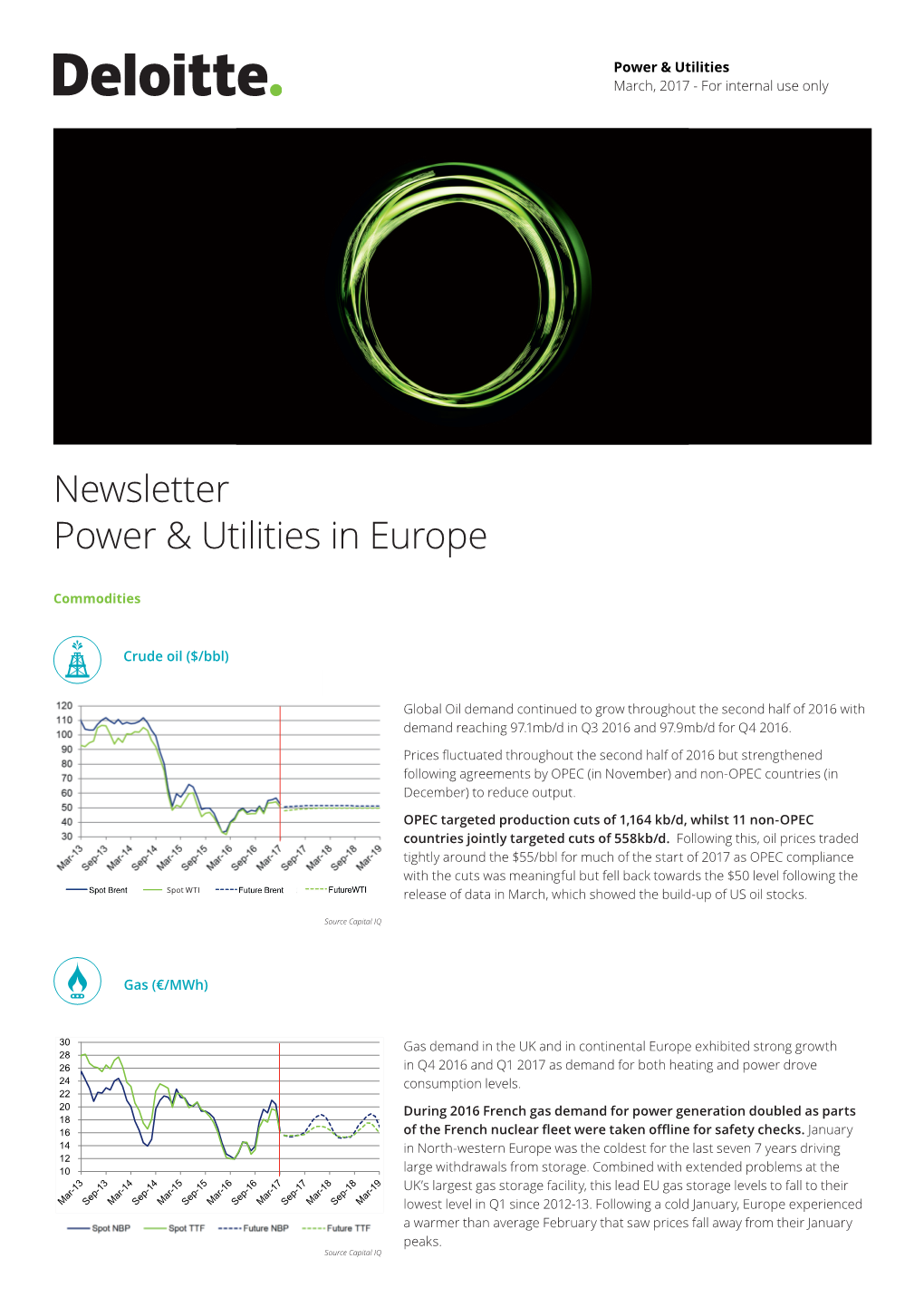 Newsletter Power & Utilities in Europe