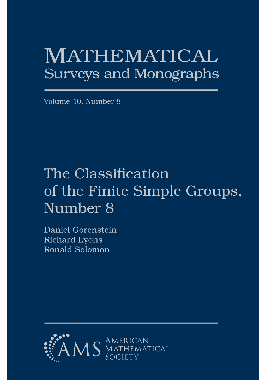 View This Volume's Front and Back Matter