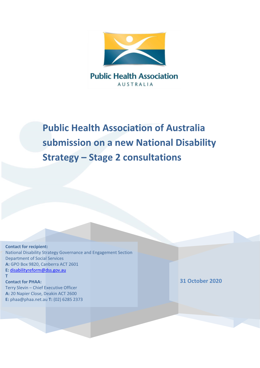 National Disability Strategy – Stage 2 Consultations