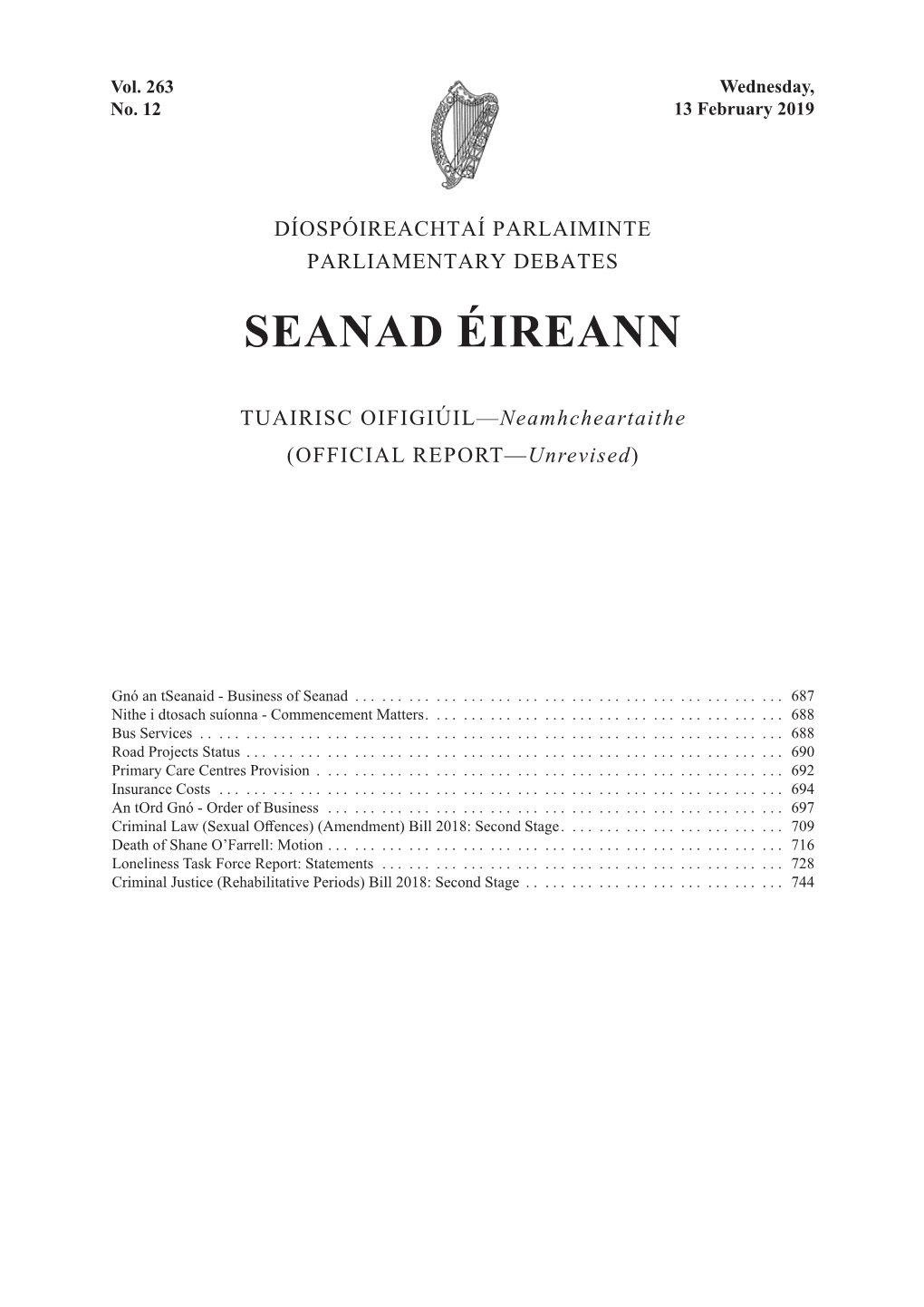 Seanad Éireann