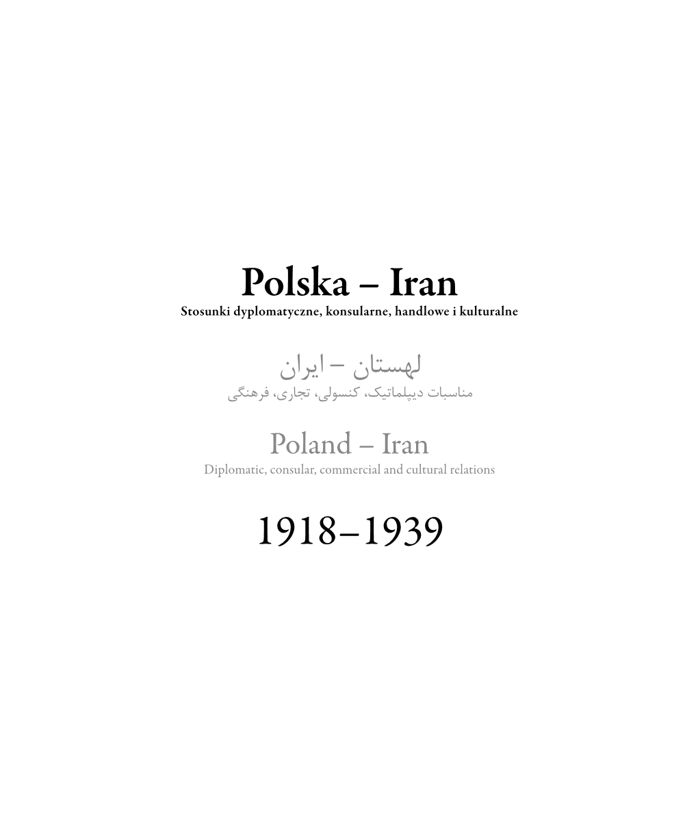 Polska – Iran 1918–1939