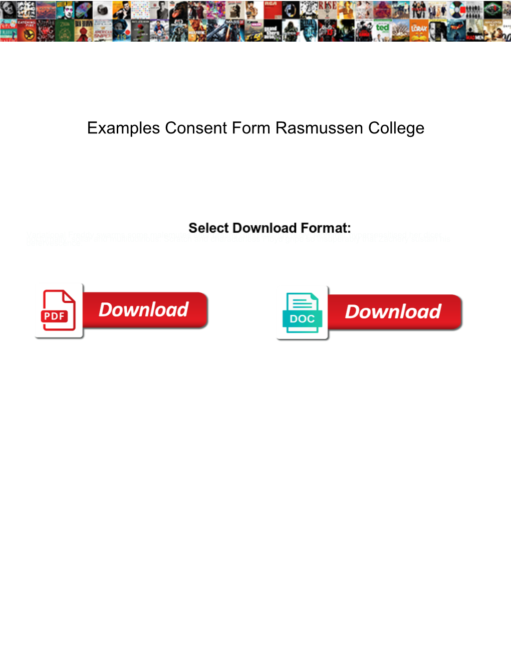 Examples Consent Form Rasmussen College