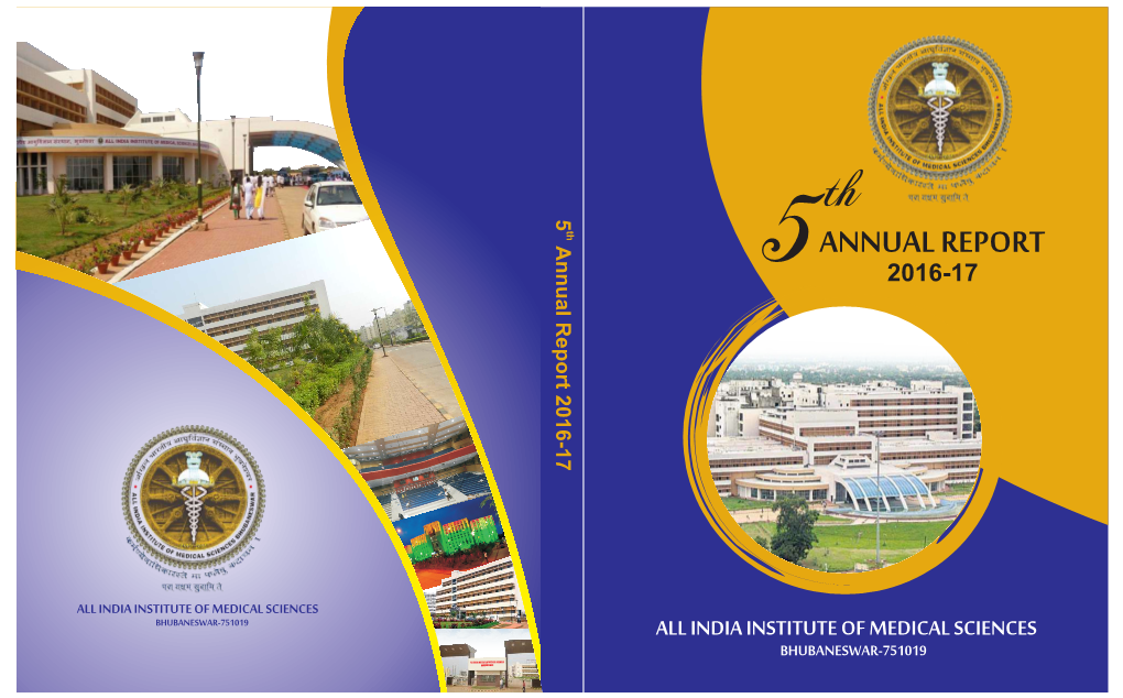5 Th AIIMS Annual Report 2016-2017