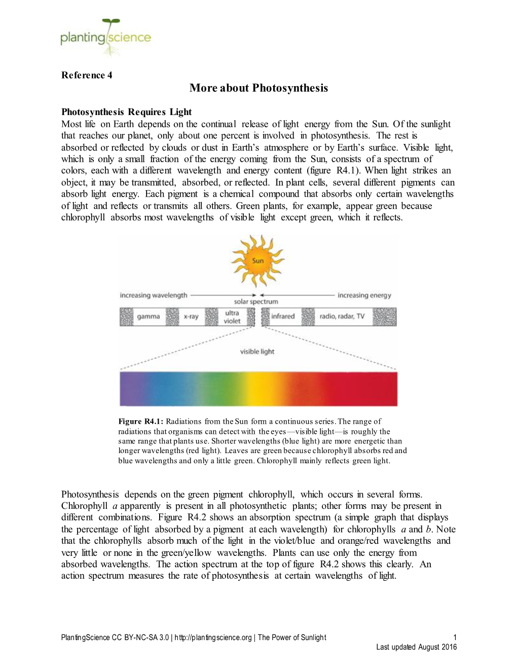 About Photosynthesis