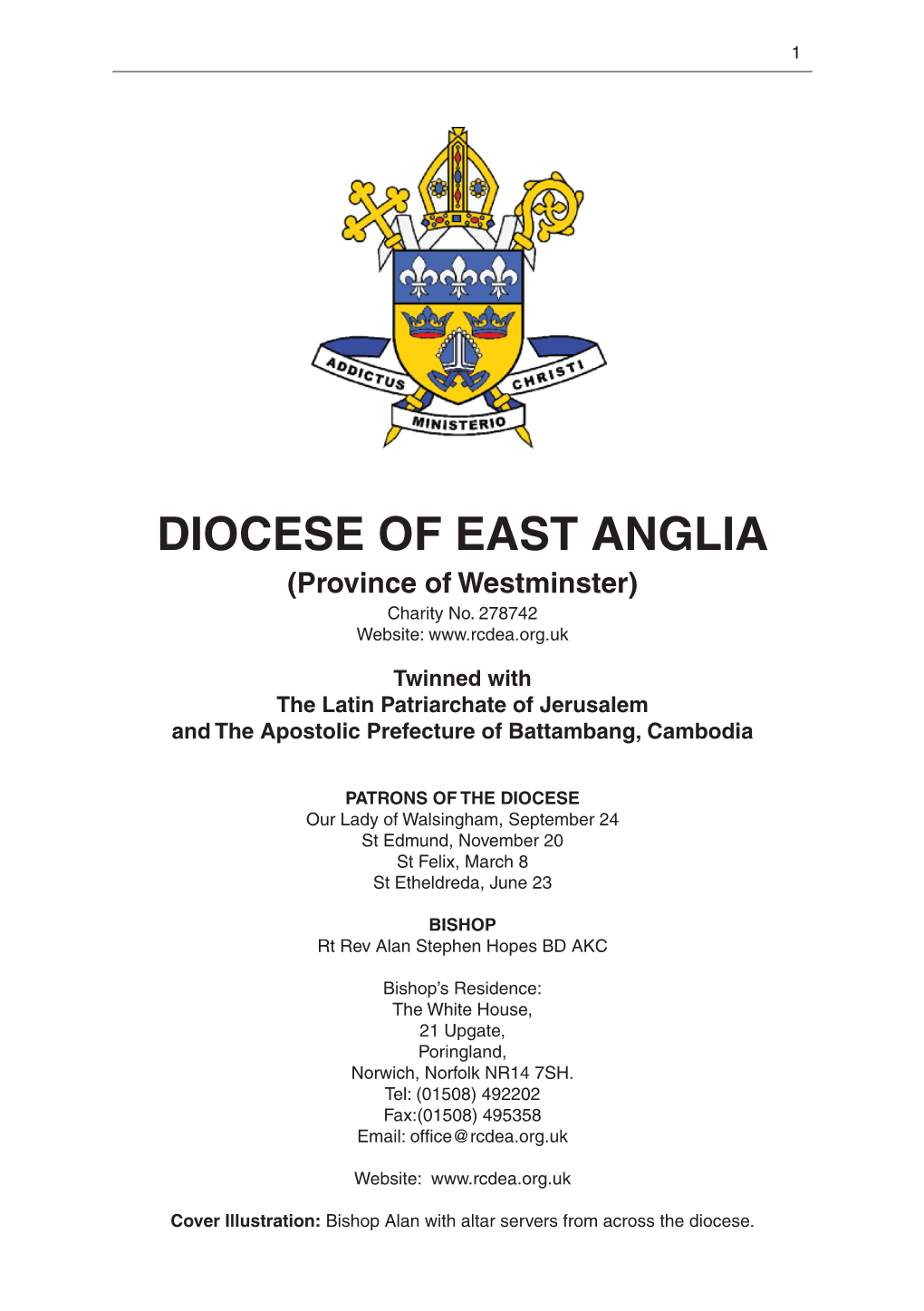 Diocese of East Anglia Yearbook 2019