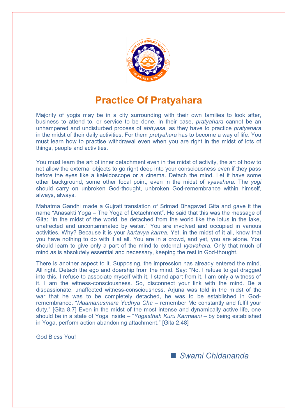 Practice of Pratyahara.Pdf