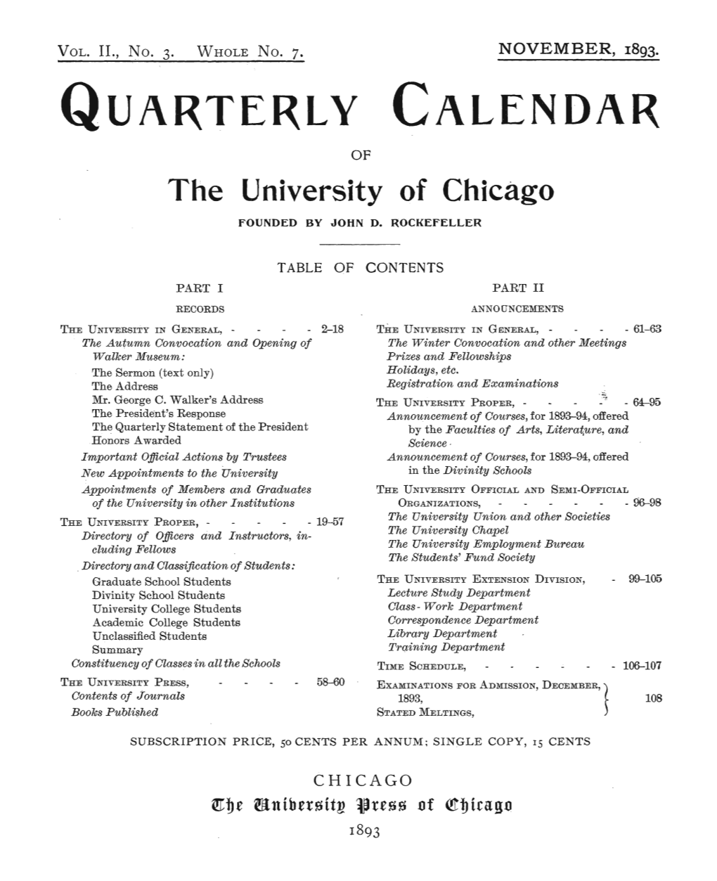 Quarterly Calendar