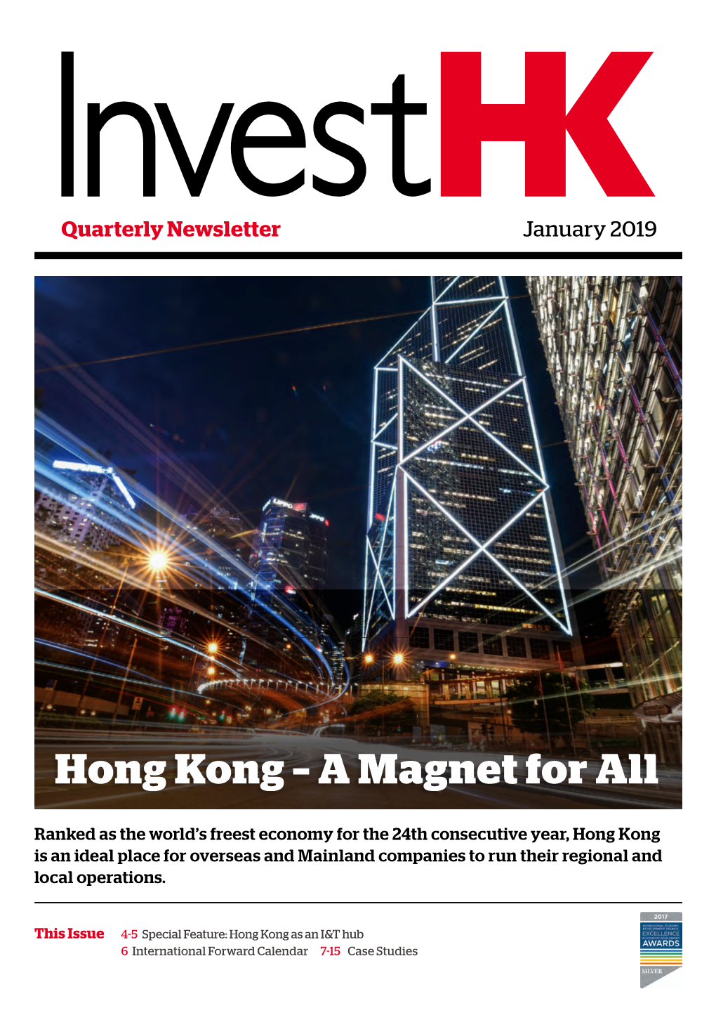 HK Foreign Direct Investment, January 2019