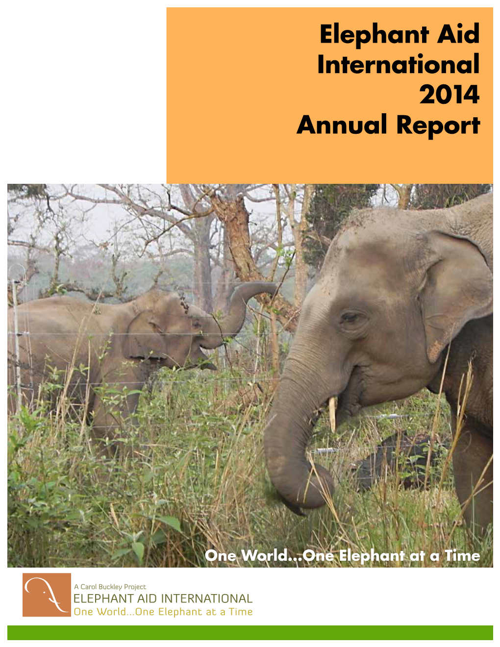 Elephant Aid International 2014 Annual Report