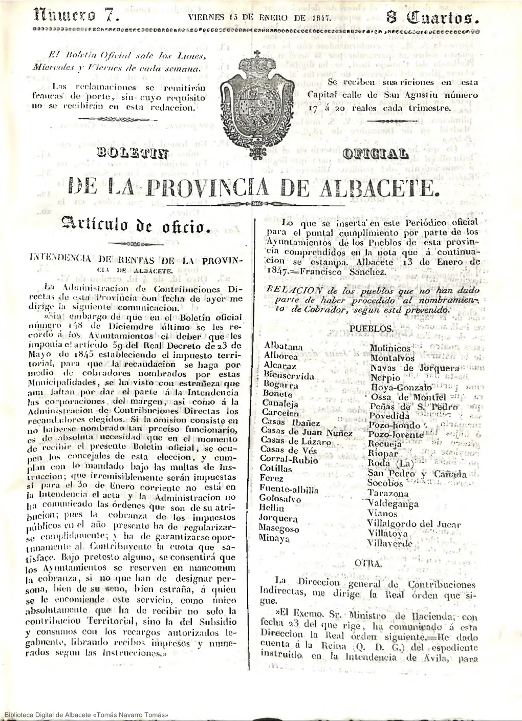 Í7TBV Si Guíenle PUEBLOS. Alba Tana ; Alborea J Alcarqz 2 Bienservida