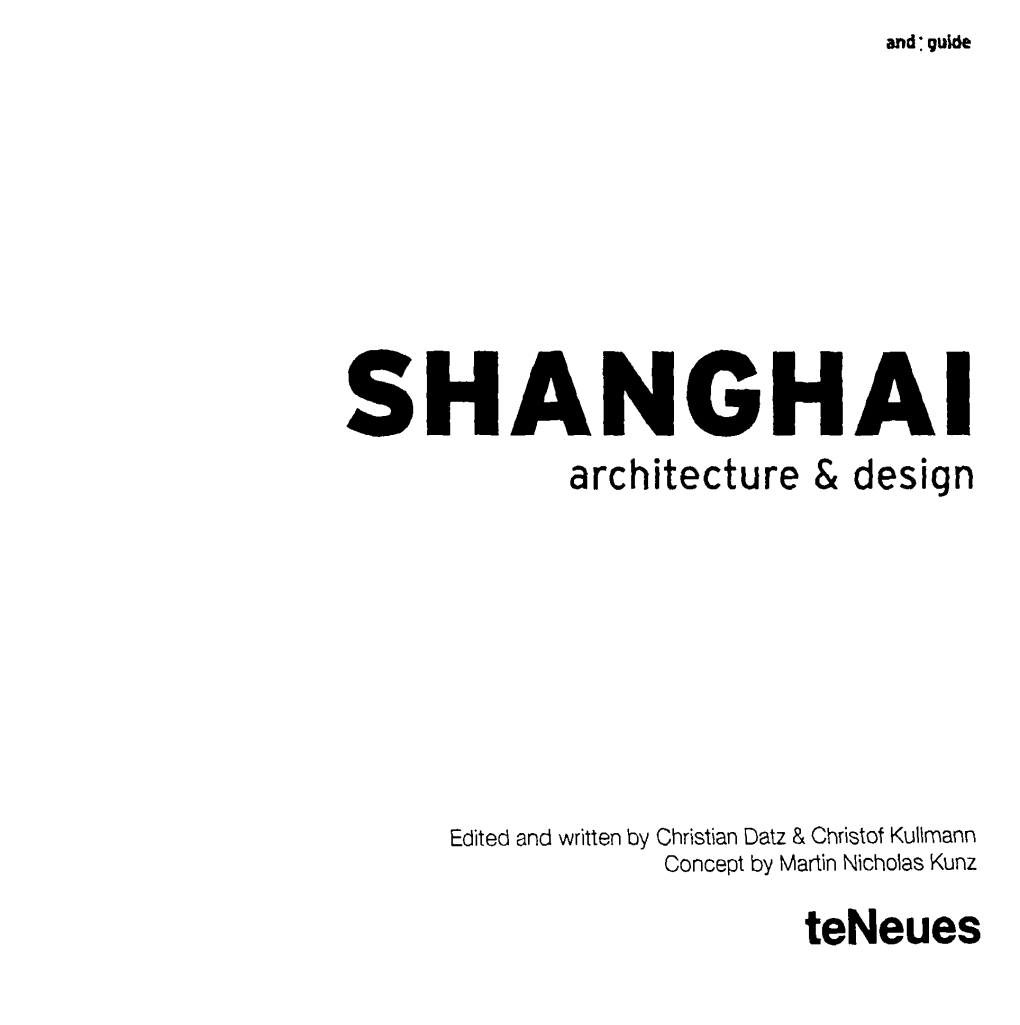 SHANGHAI Architecture & Deslgn