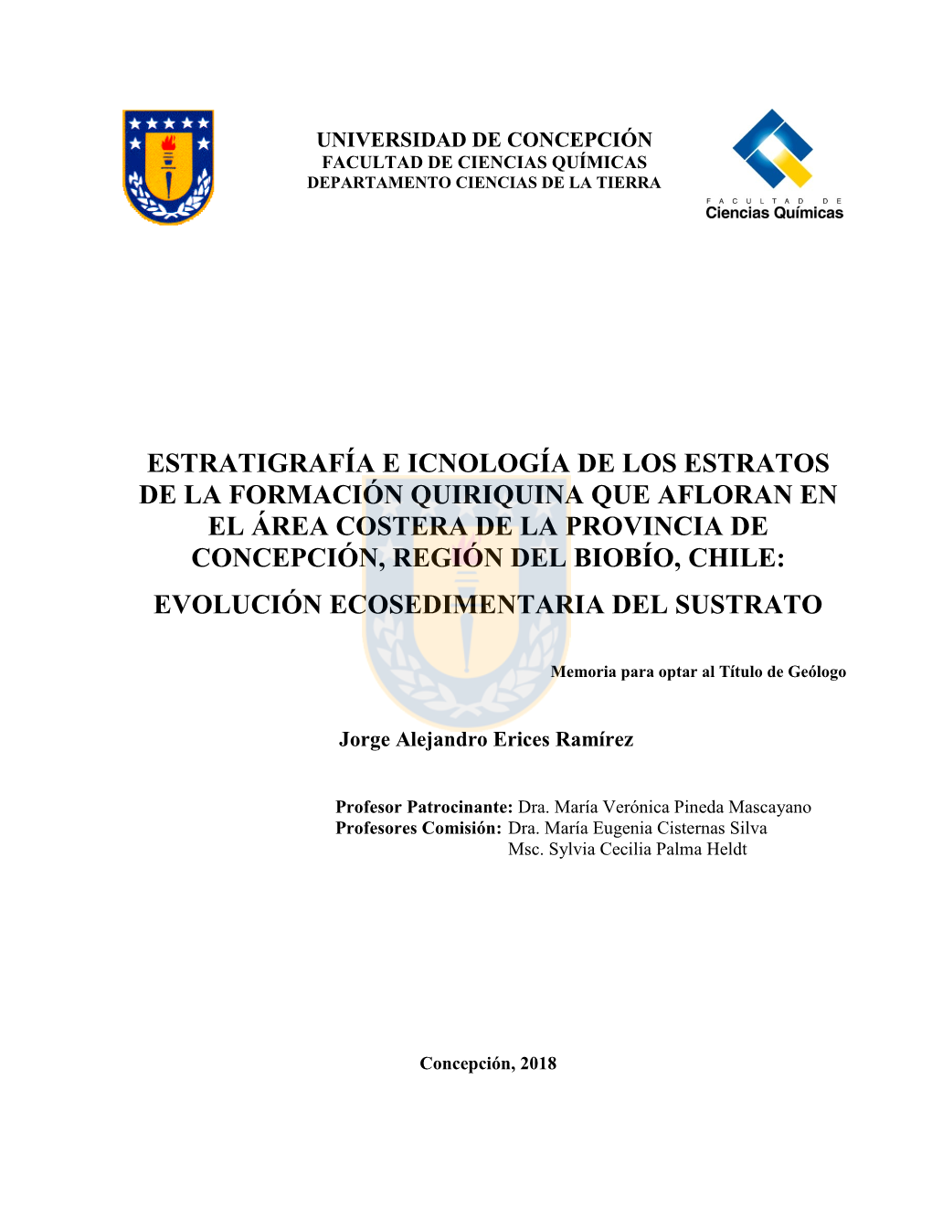 Estratigrafía E Icnología De Los Estratos De La