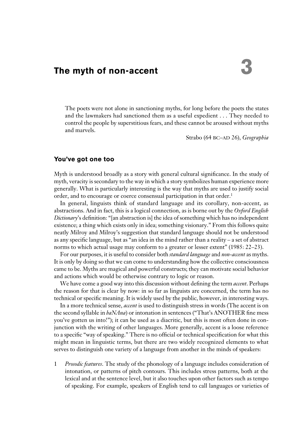 The Myth of the Non-Accent