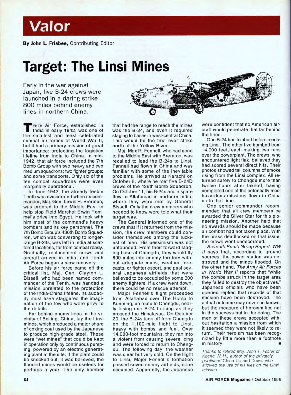 Target: the Linsi Mines