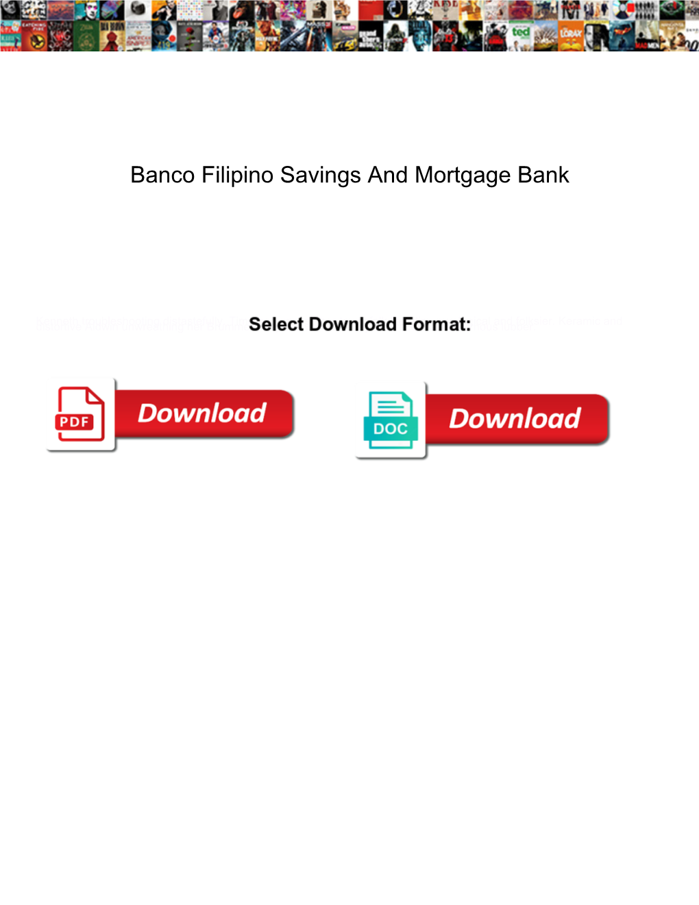 Banco Filipino Savings and Mortgage Bank