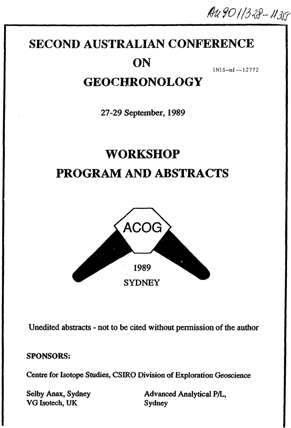 Geochronology