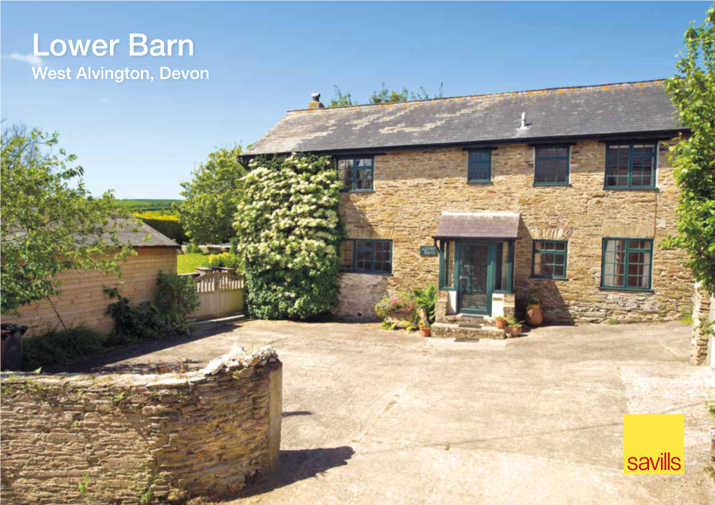 Lower Barn, West Alvington, Kingsbridge, Devon, TQ7 3BD Spacious Barn Conversion in Idyllic Rural South Hams Location