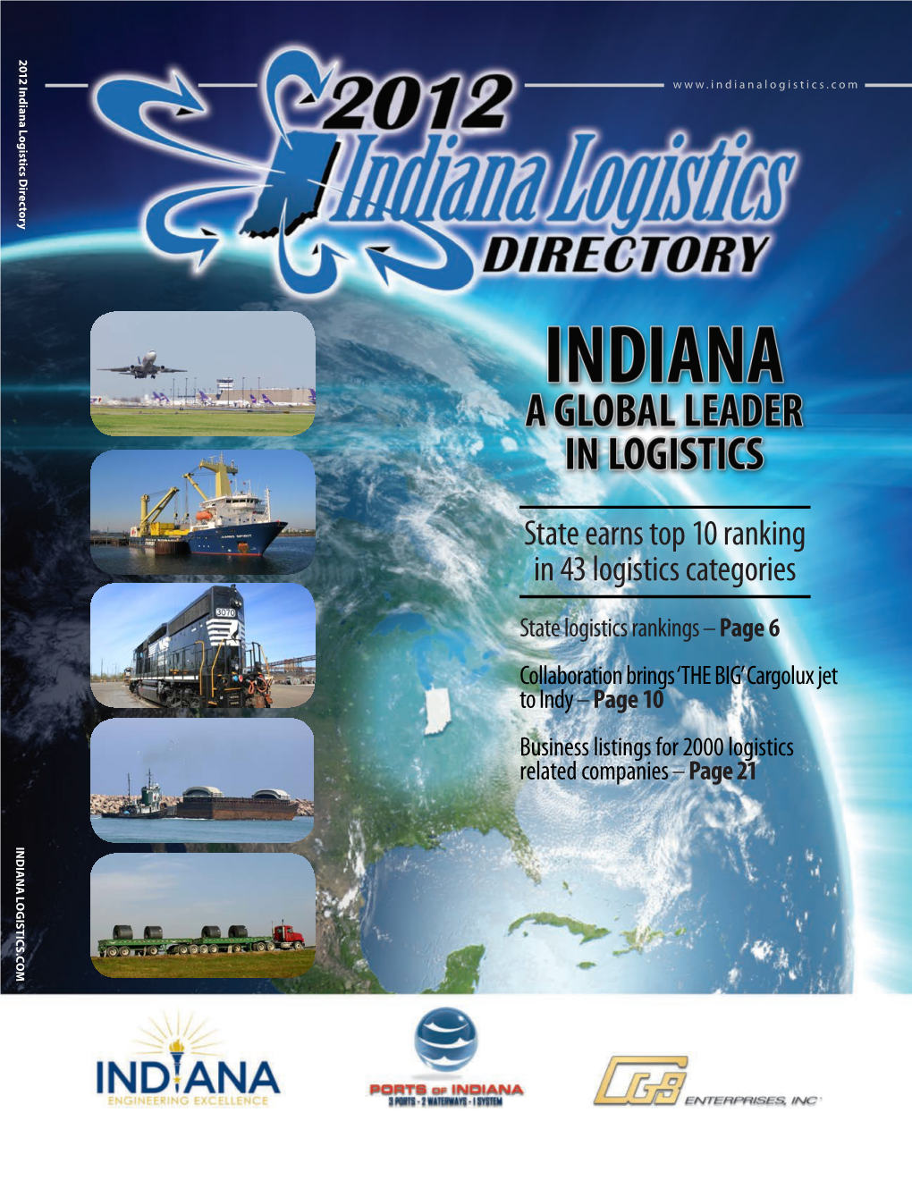 Indiana Logistics Rankings 10 Indiana 52.60