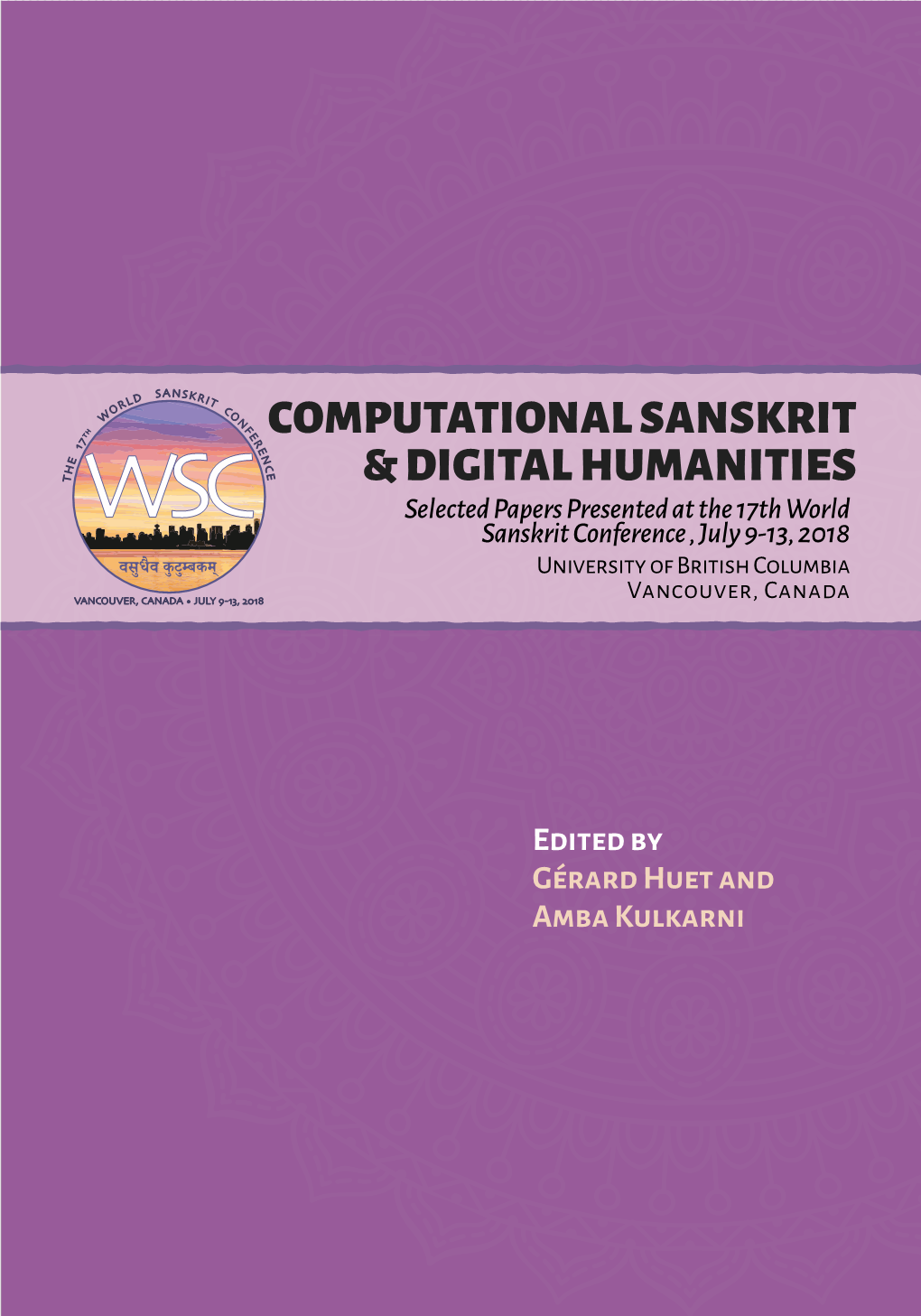 Computational Sanskrit & Digital Humanities