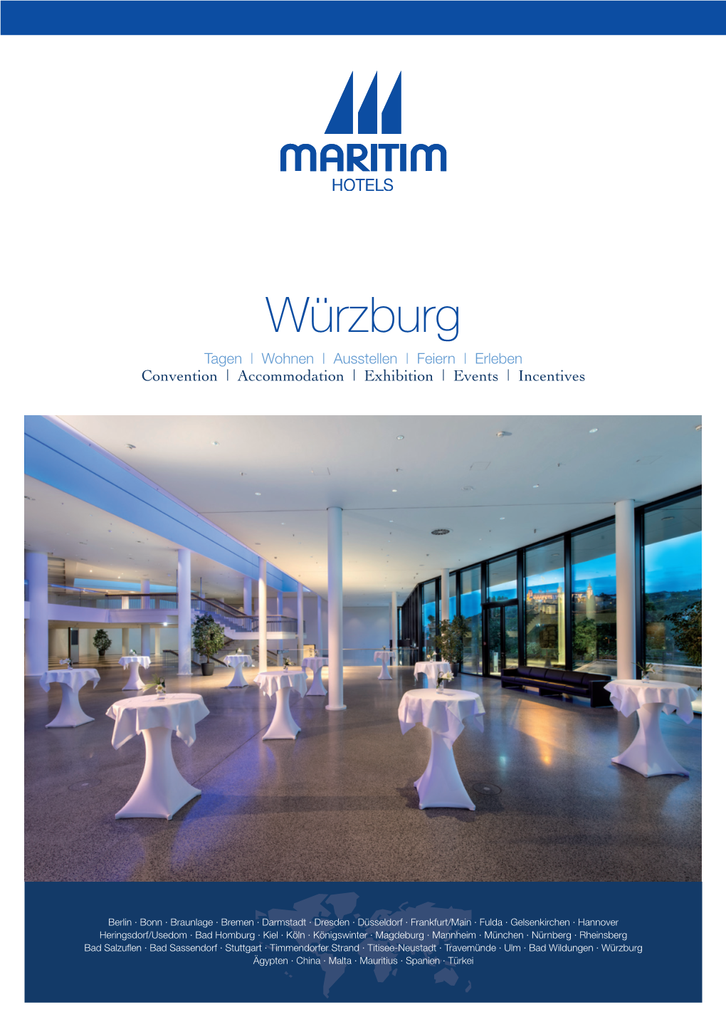 Würzburg Tagen | Wohnen | Ausstellen | Feiern | Erleben Convention | Accommodation | Exhibition | Events | Incentives