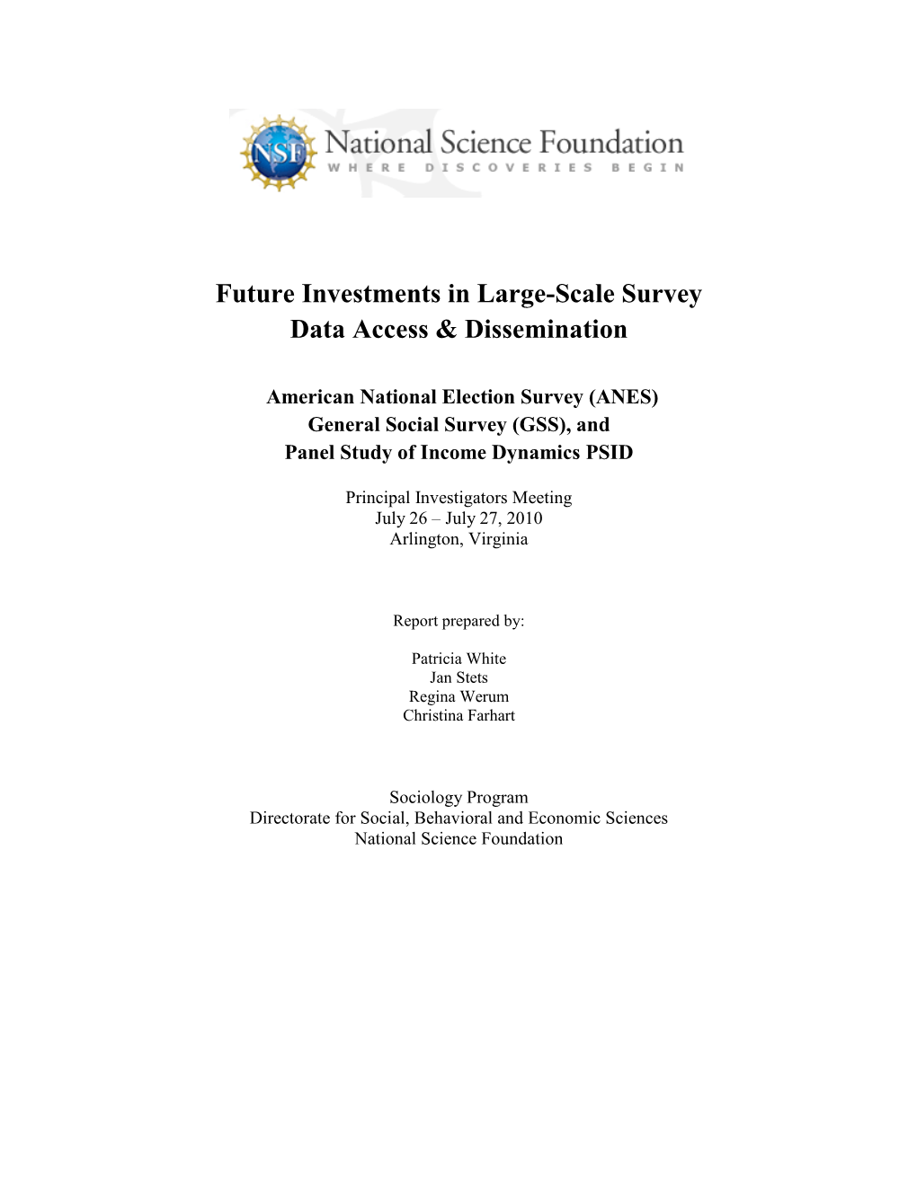 Future Investments in Large-Scale Survey Data Access & Dissemination