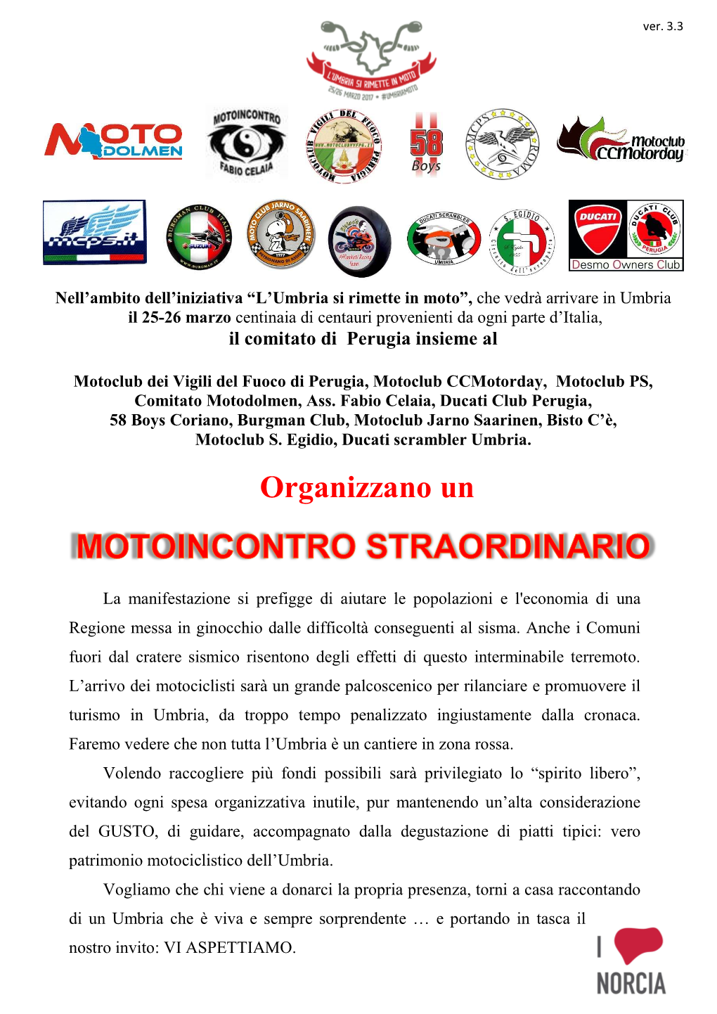 Organizzano Un