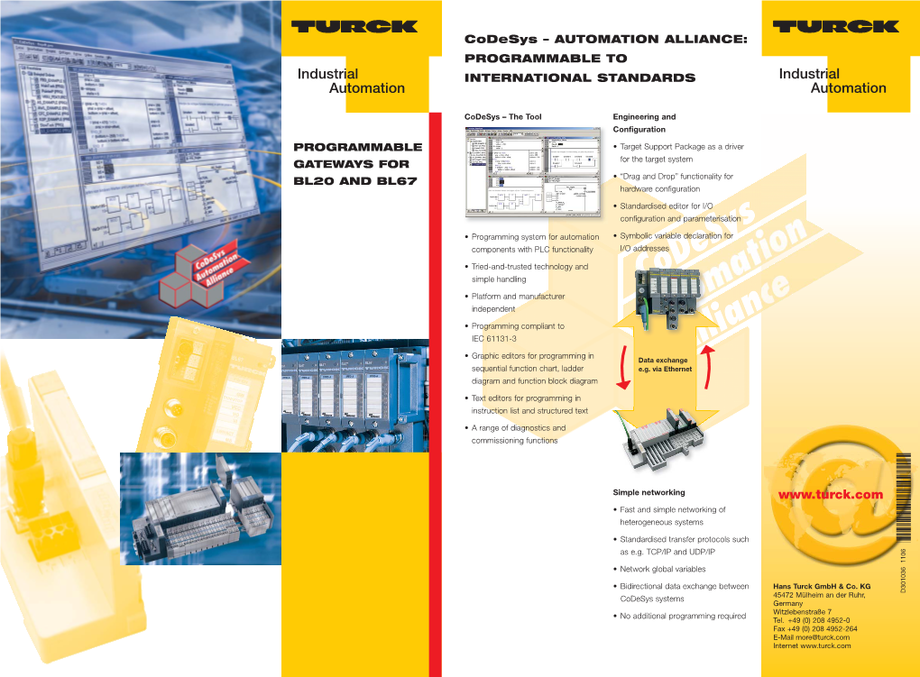 BL20 and BL67 Programmable Gateways