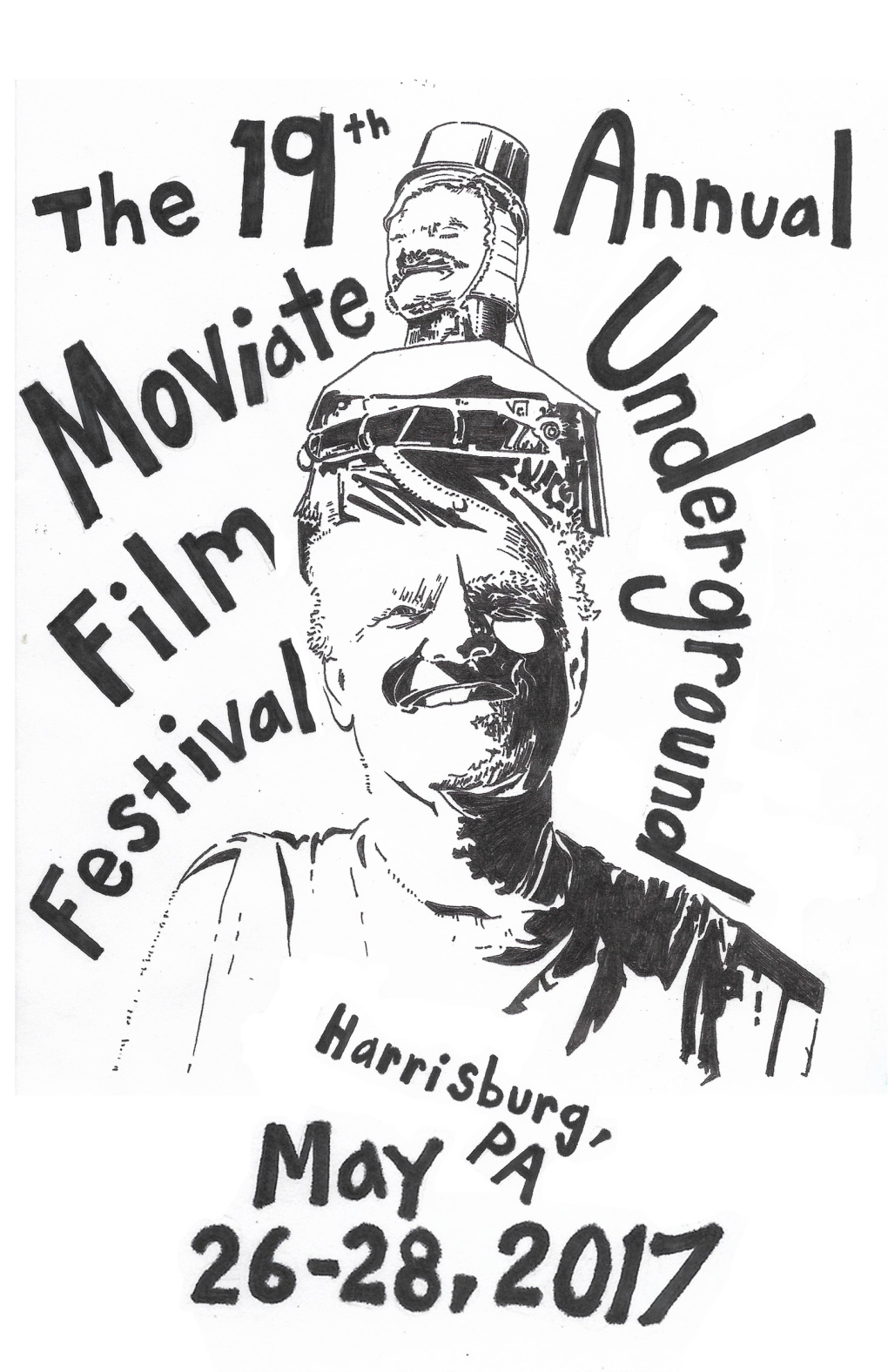 Moviate Underground Film Festival at ARTSFEST May 26Th-28Th, 2017