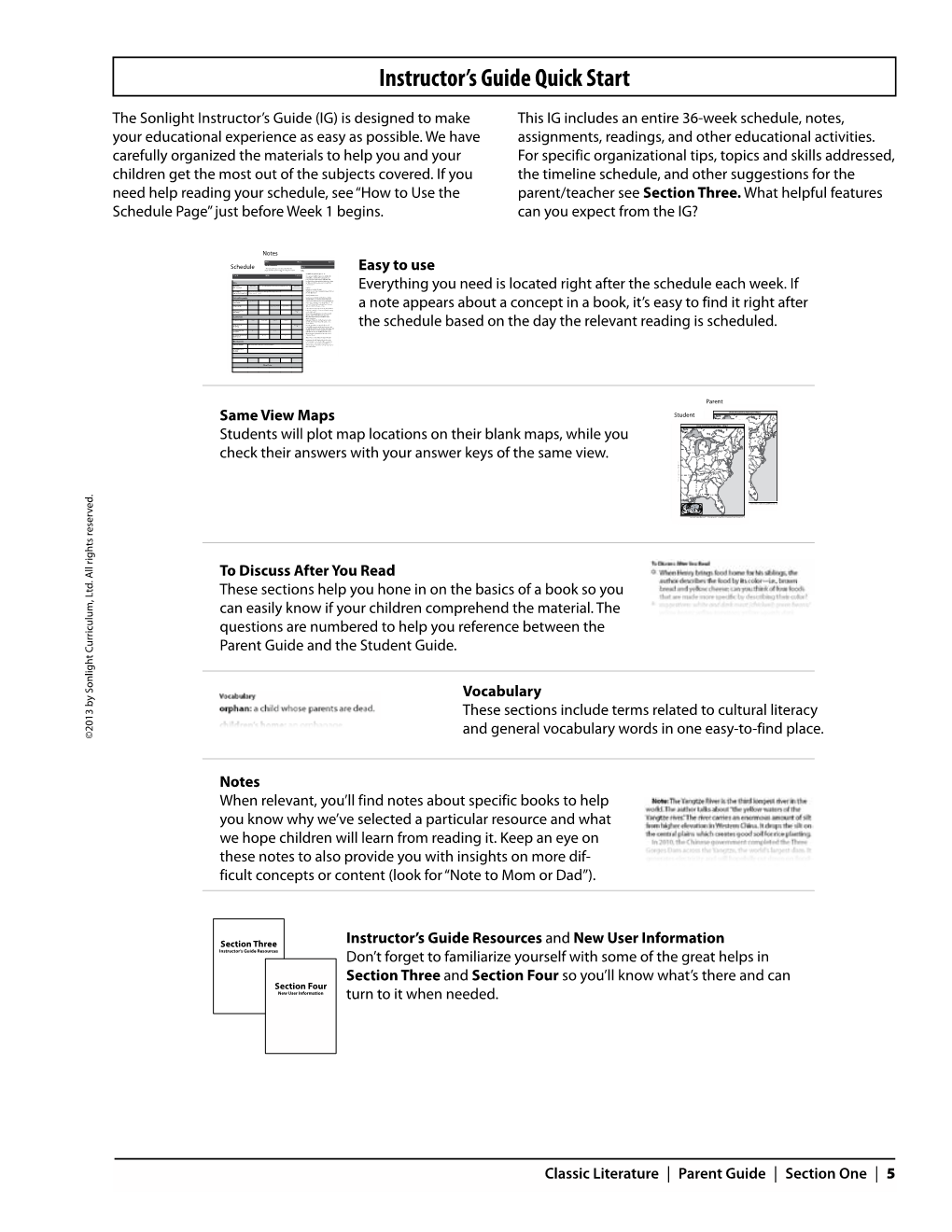 Instructor's Guide Quick Start