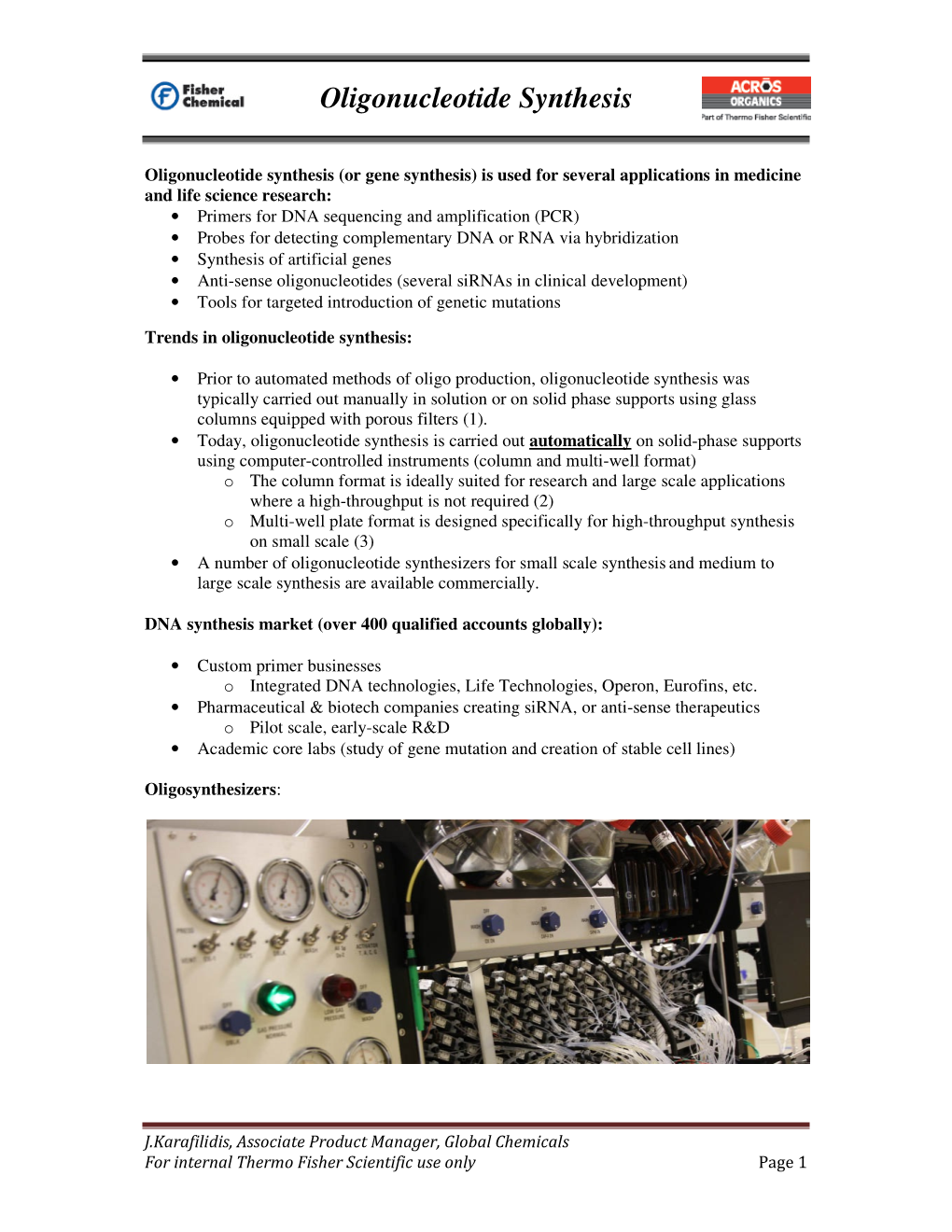 Oligonucleotide Synthesis Application Note.Pdf