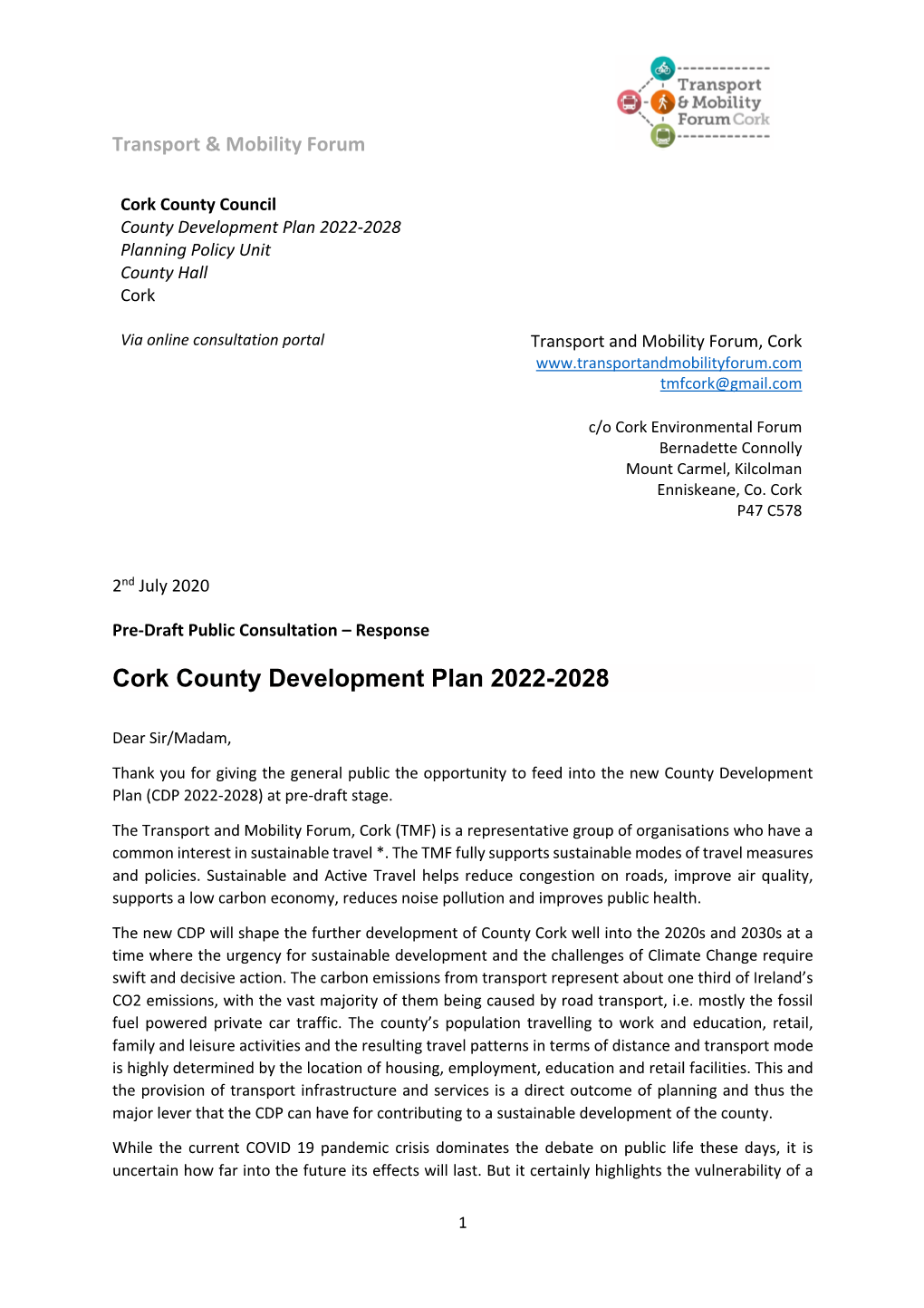 Cork County Development Plan 2022-2028