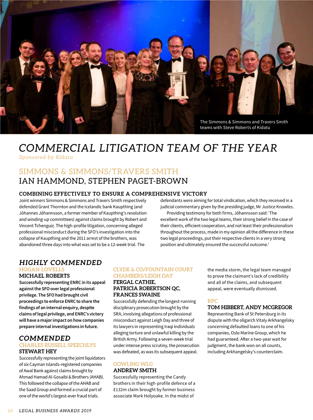 2019 Legal Business Awards 2019 29