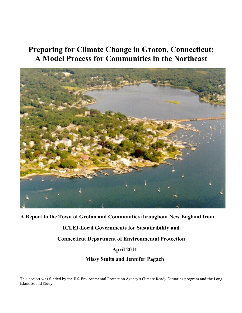 Preparing for Climate Change in Groton, Connecticut: a Model Process for Communities in the Northeast