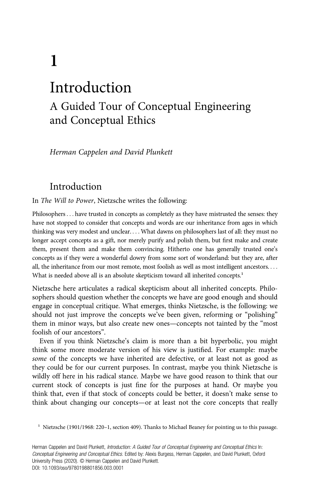 Introduction a Guided Tour of Conceptual Engineering and Conceptual Ethics
