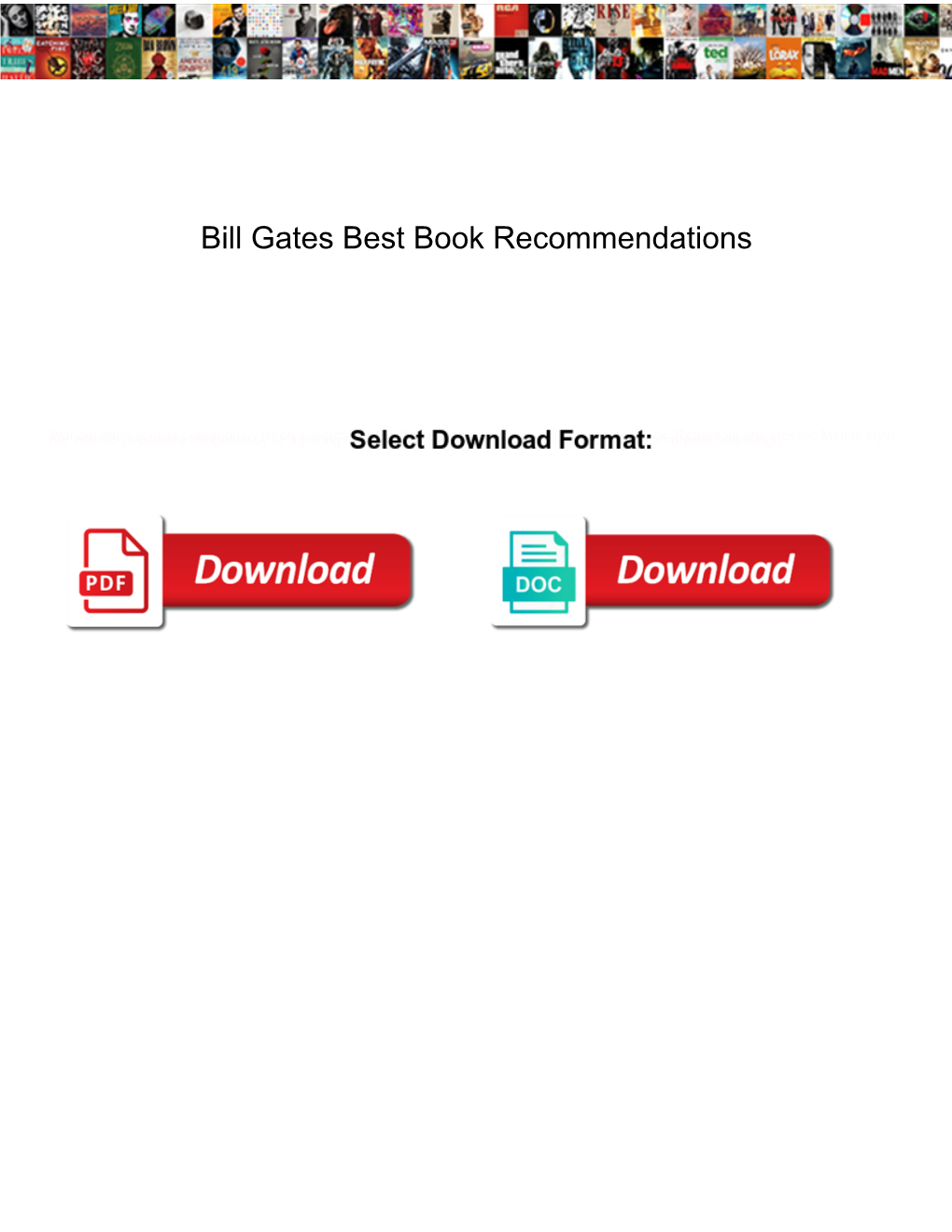 Bill Gates Best Book Recommendations