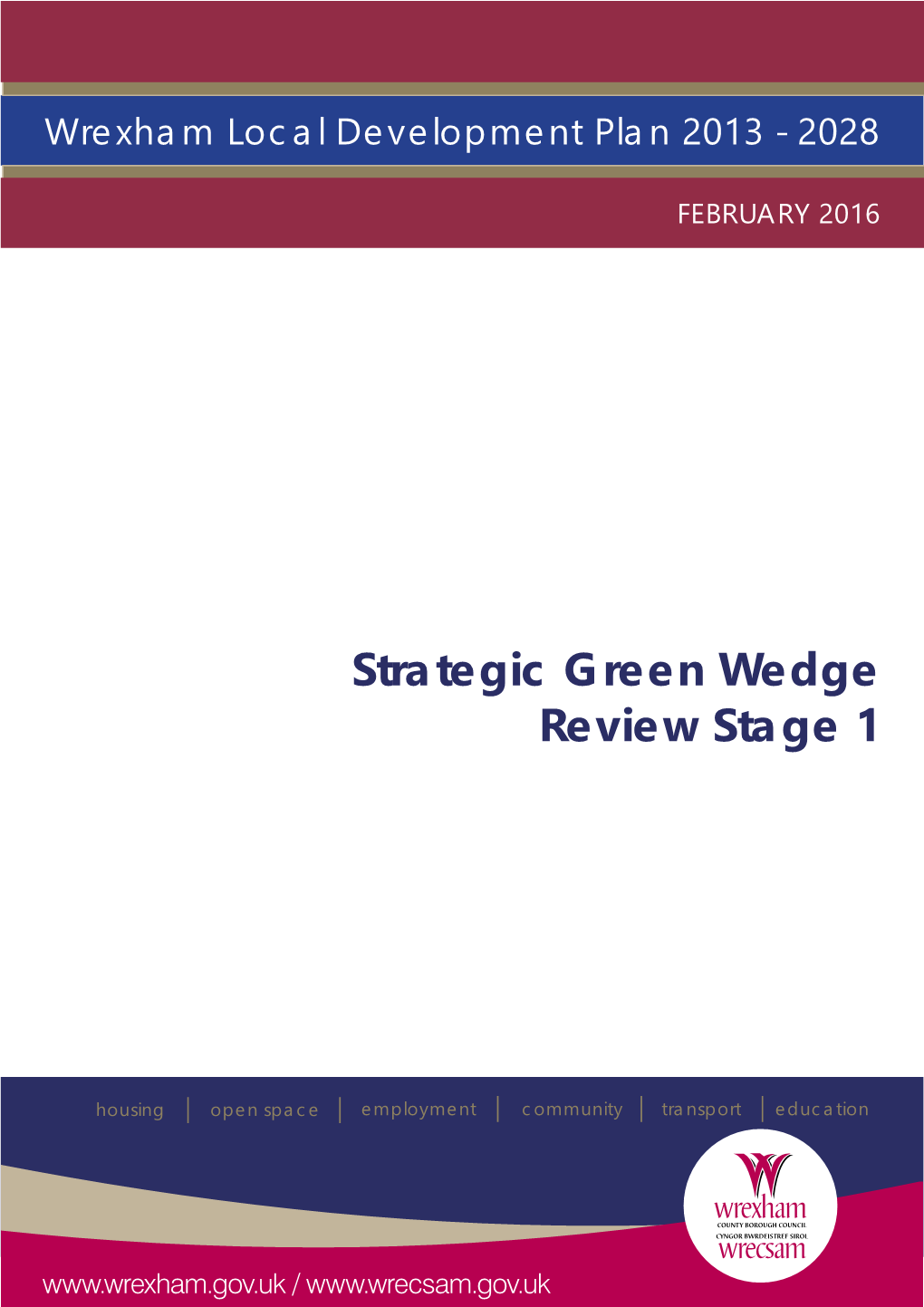 Strategic Green Wedge Review Stage 1